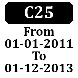 Countax C25 4WD KAWASAKI ENGINE From 01-01-2011 To 01-12-2013