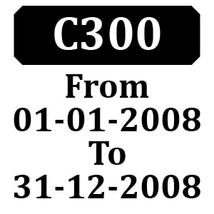 Countax C300 From 01-01-2008 To 31-12-2008