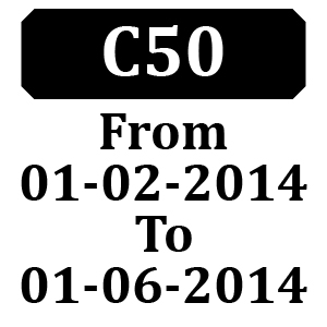 Countax C50 From 01-02-2014 To 01-06-2014