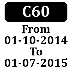 Countax C60 From 01-10-2014 To 01-07-2015