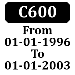 Countax C600 From 01-01-1996 To 01-01-2003