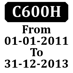 Countax C600H KAWASAKI ENGINE From 01-01-2011 To 31-12-2013