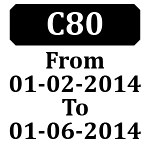 Countax C80 From 01-02-2014 To 01-06-2014