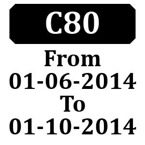 Countax C80 From 01-06-2014 To 01-10-2014