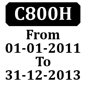 Countax C800H KAWASAKI ENGINE From 01-01-2011 To 31-12-2013