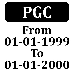 Countax C Series PGC From 01-01-1999 To 01-01-2000