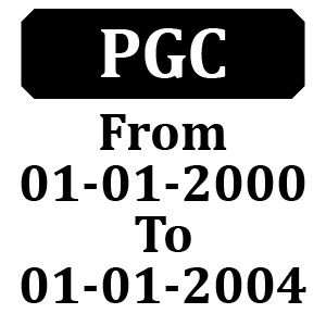 Countax C Series PGC From 01-01-2000 To 01-01-2004