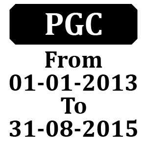 Countax C Series PGC From 01-01-2013 To 31-08-2015