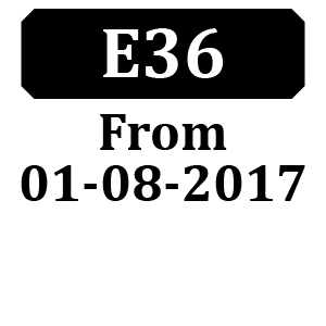 Countax E36 AND W216K From 01-08-2017