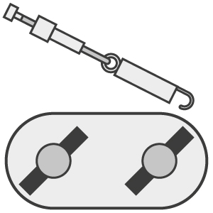 Ride On Mower Deck Engagement Cables