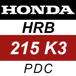 Honda HRB215K3 - PDC Rotary Mower Parts