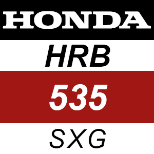 Honda HRB535 - SXG Rotary Mower Parts