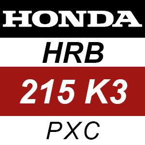 Honda HRB215K3 - PXC Rotary Mower Parts