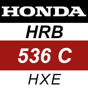 Honda HRB536C - HXE Rotary Mower Parts