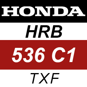 Honda HRB536C1 - TXF Rotary Mower Parts