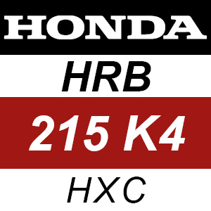 Honda HRB215K4 - HXC Rotary Mower Parts