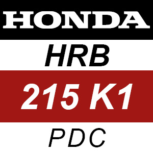 Honda HRB215K1 - PDC Rotary Mower Parts