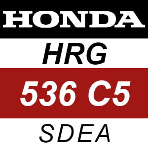 Honda HRG536C5 - SDEA Rotary Mower Parts