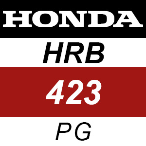 Honda HRB423 - PG Rotary Mower Parts