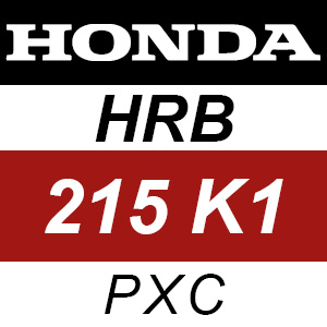 Honda HRB215K1 - PXC Rotary Mower Parts