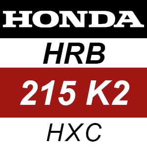 Honda HRB215K2 - HXC Rotary Mower Parts