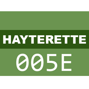 Hayter Hayterette - 005E (005E270000001 - 005E290999999)