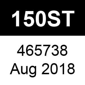 Masport 150ST - 465738 - Aug 2018 Parts