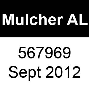 Masport Mulcher AL - 567969 - Sept 2012 Parts