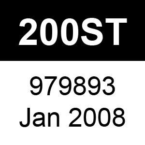 Masport 200ST - 979893 - January 2008 Parts