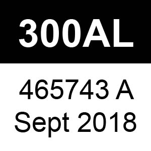 Masport 300AL - 465743 A - Sept 2018 Parts