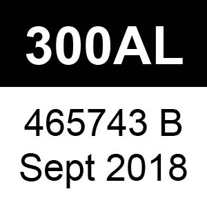 Masport 300AL - 465743 B - Sept 2018 Parts