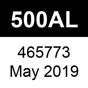 Masport 500AL - 465773 - May 2019 Parts