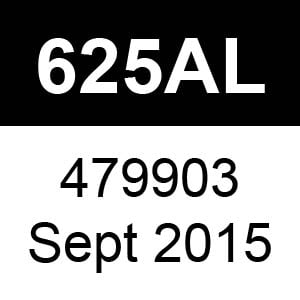 Masport 625AL - 479903 - Sept 2015 Parts