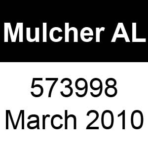 Masport Mulcher AL - 573998 - March 2010 Parts