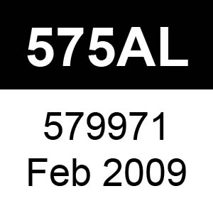 Masport 575AL - 579971 - Feb 2009 Parts