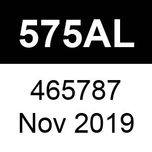 Masport 575AL - 465787 - Nov 2019 Parts