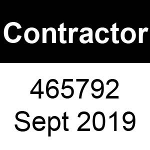 Masport Contractor - 465792 - Sept 2019 Parts