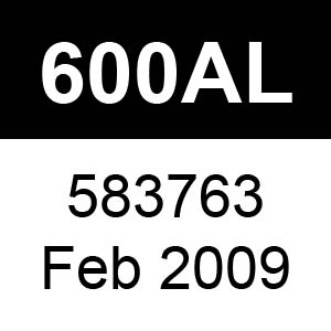 Masport 600AL - 583763 - Feb 2009 Parts