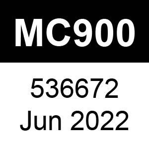 Masport MC900 - 536672 - Jun 2022 Parts