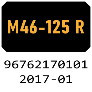 McCulloch M46-125 R - 96762170101 - 2017-01 Rotary Mower Parts