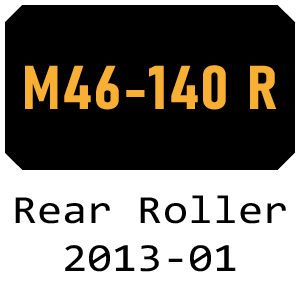 McCulloch M46-140 R Rear Roller - 2013-01 Rotary Mower Parts