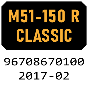 McCulloch M51-150 R Classic - 96708670100 - 2017-02 Rotary Mower Parts