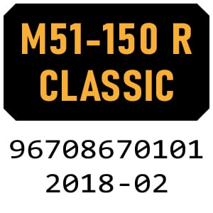 McCulloch M51-150 R Classic - 96708670101 - 2018-02 Rotary Mower Parts