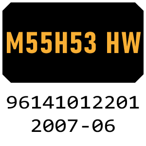 McCulloch M55H53 HW - 96141012201 - 2007-06 Rotary Mower Parts