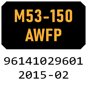 McCulloch M53-150AWFP - 96141029601 - 2015-02 Rotary Mower Parts