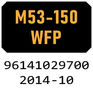 McCulloch M53-150WFP - 96141029700 - 2014-10 Rotary Mower Parts