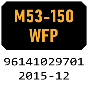 McCulloch M53-150WFP - 96141029701 - 2015-12 Rotary Mower Parts