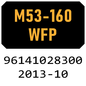 McCulloch M53-160WFP - 96141028300 - 2013-10 Rotary Mower Parts