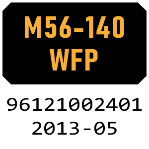 McCulloch M56-140WFP - 96121002401 - 2013-05 Rotary Mower Parts