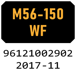 McCulloch M56-150WF - 96121002902 - 2017-11 Rotary Mower Parts